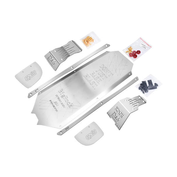 GPM Stainless Steel Chassis Protection Plate Full Set A for Arrma 1/7 BIG ROCK