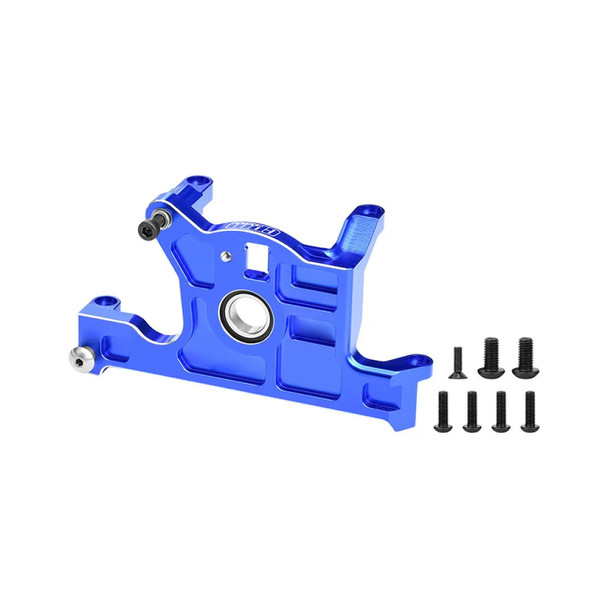 GPM Aluminum Alloy Bearing Motor Mount Blue for Traxxas 1/8 JATO / 1/10 Rustler