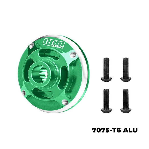 GPM Aluminum Ring Gear Adapter Plate Green for 1/6 Traxxas Pro Scale Sand Car