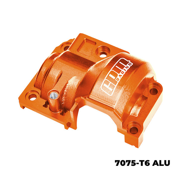 GPM Aluminum Transmission Gear Covers Orange for 1/6 Traxxas Pro Scale Sand Car
