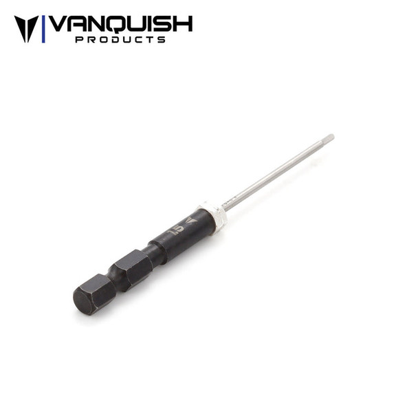 Vanquish VPS08423 - 1.5mm - 1/4'' Drive Hex Driver Tool Tip - Clear
