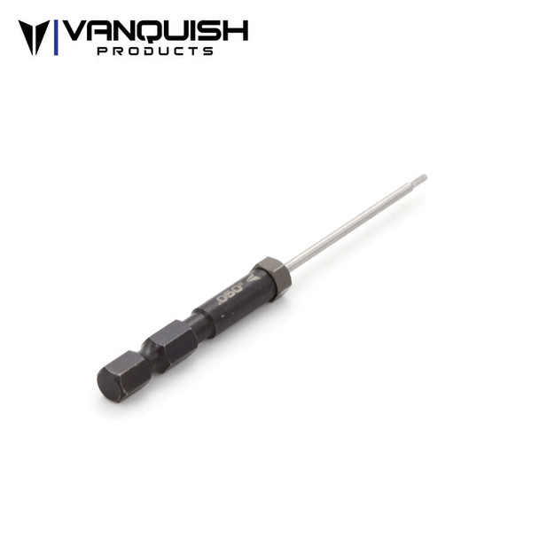 Vanquish VPS08427 - 0.050in - 1/4'' Drive Hex Driver Tool Tip - Grey