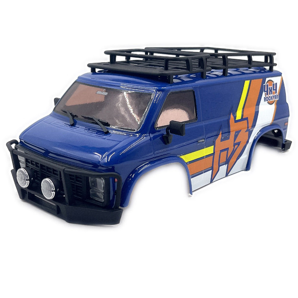 HobbyPlus HBP240536 Finished Polycarbonate Body for Rock Van V2 - Blue