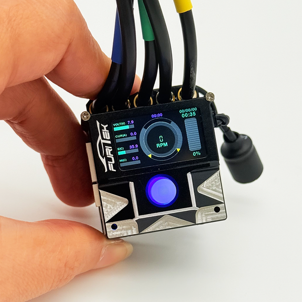 Furitek SlideTech PRO 1/10 Brushless ESC w/ OLED & Internal Fan Black Edition