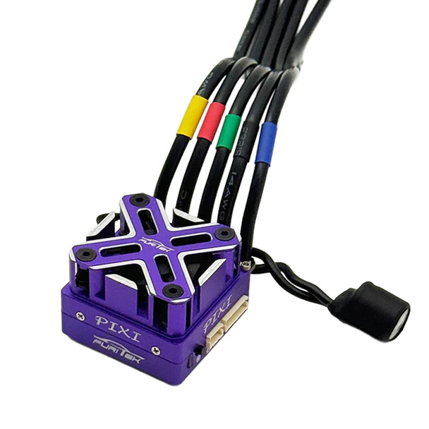 Furitek PIXI Purple Edition Brushless ESC w/ WiFi Module & FAN for 1/10 Drift Cars