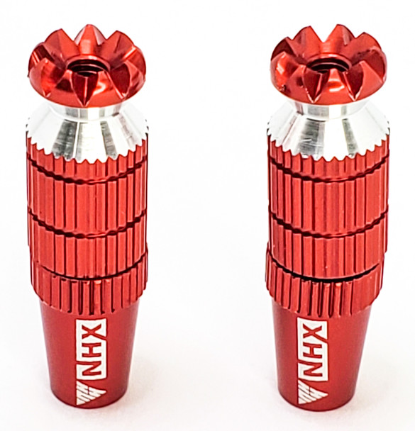 NHX RC Alum Transmitter Gimbal Stick Ends M4 for FrSky M7 M9 M9R X10 X12S X9E X9D -Red