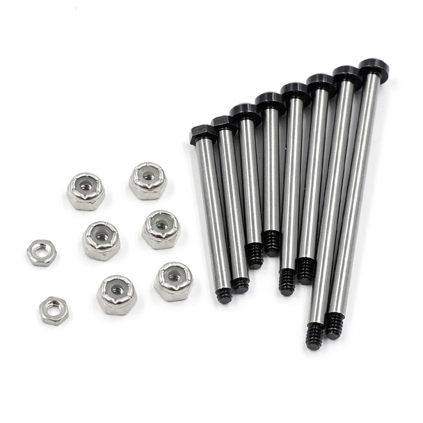 Yeah Racing TARC-027SV Stainless Steel Suspension Arm Pin Set for Associated RC10 4WD