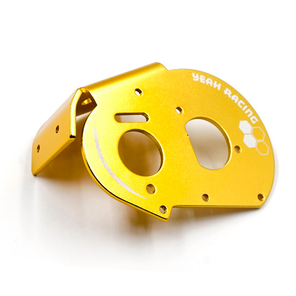 Yeah Racing TARC-028GD Aluminum Motor Mount Plate for Team Associated RC10