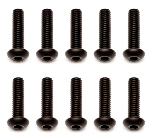 Associated 31522 Screws, M2.5x10 mm BHCS : CR12 / B6.1 / B6.1D