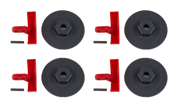 Associated 31853 Apex 2 Wheel Hexes & Calipers