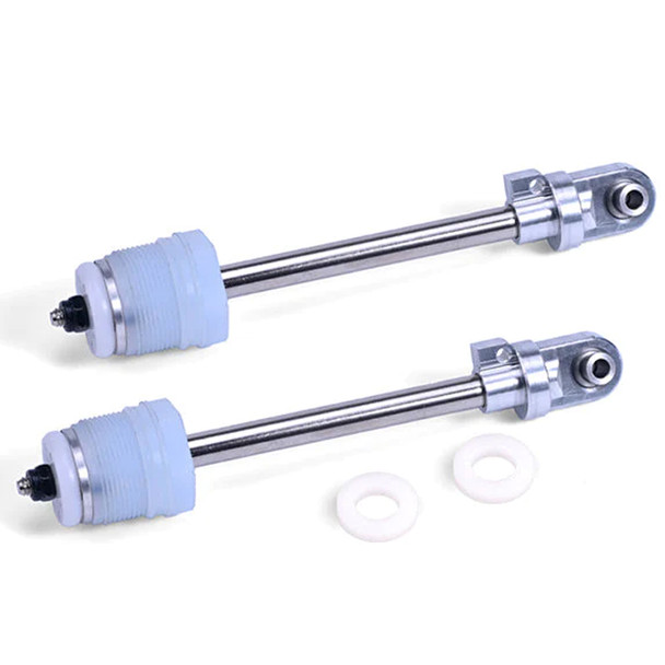 GPM Medium Carbon Steel + Alum 7075 Shock Absorber Shaft Core Silver for 1/5 X-Maxx