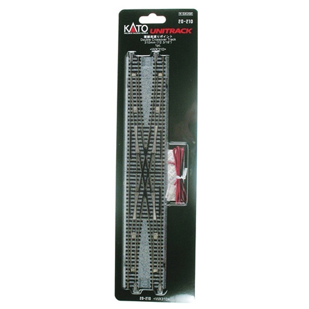 Kato 20-210 310mm 12-3/16" Double Crossover : N Scale