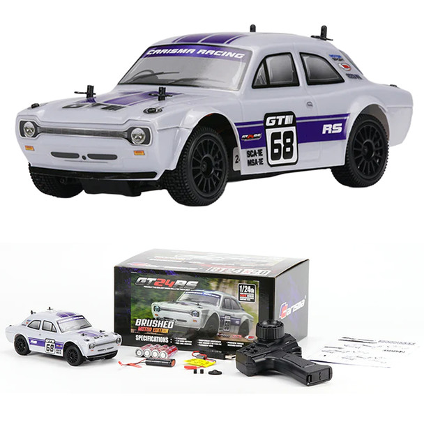 Carisma 92268 1/24 GT24RS 2.0 4WD RTR Retro Micro Rally Car (Brushed Motor Edition)