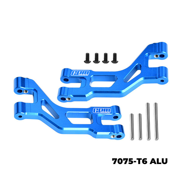 GPM 7075-T6 Aluminum Rear Upper Suspension Arms Sky Blue for Tamiya 1/10 DT-04