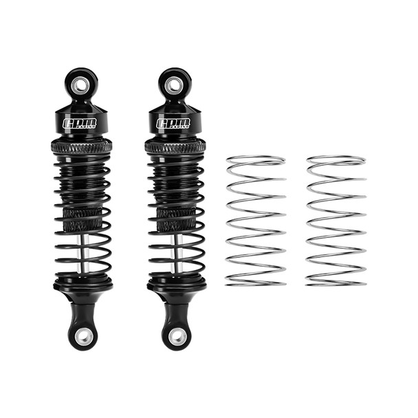 GPM Front Adjustable Spring Shock Absorber 70mm Black for Tamiya 1/10 DT-04