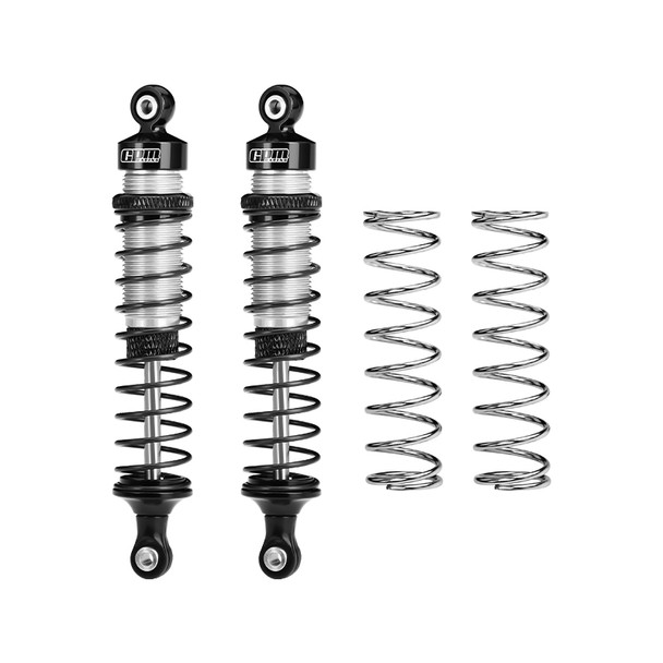 GPM Rear Adjustable Spring Shock Absorber 95mm Silver for Tamiya 1/10 DT-04