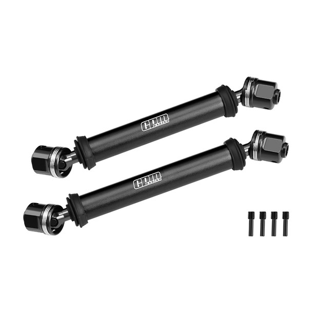 GPM Carbon Steel + Alum Center CVD Drive Shaft Black for Vanquish 1/10 H10 Optic