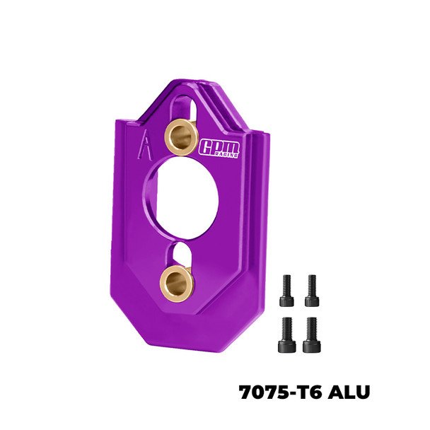 GPM Aluminum Adjustable Motor Mount Purple for 1:16 Quake Grom / Gorgon Grom
