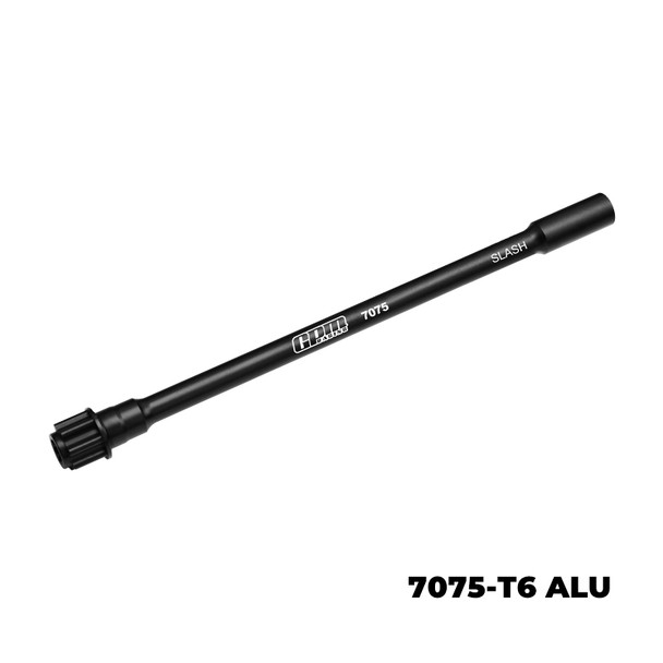 GPM Aluminum 7075 Alloy Center Drive Shaft Black for 1/16 Mini Slash