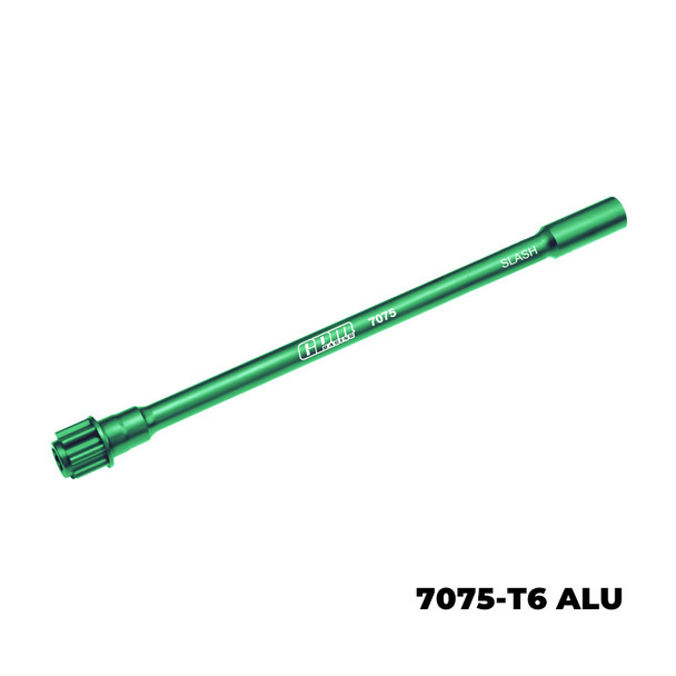 GPM Aluminum 7075 Alloy Center Drive Shaft Green for 1/16 Mini Slash
