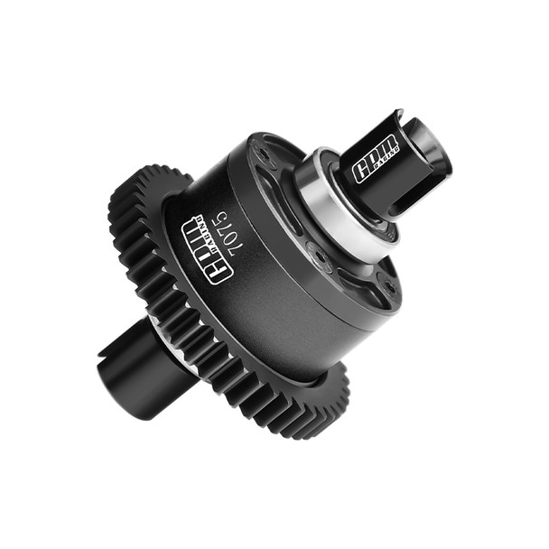 GPM Steel + 7075 Alloy 46T Center Complete Differential Black for Traxxas Sledge