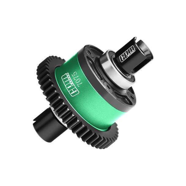 GPM Steel + 7075 Alloy 46T Center Complete Differential Green for Traxxas Sledge