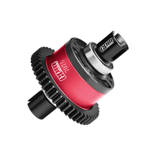 GPM Steel + 7075 Alloy 46T Center Complete Differential Red for Traxxas Sledge