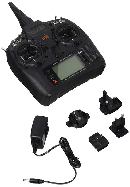 Spektrum SPMR9910 DX9 Black 9-Channel DSMX Transmitter / Radio Only, Mode 2