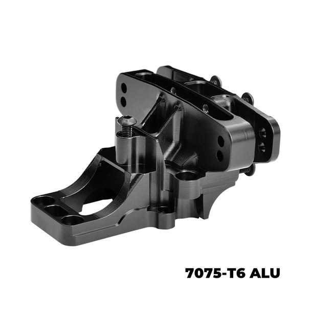 GPM 7075-T6 Alloy Rear Upper Bulkhead Black for Traxxas 1/6 Pro Scale Sand Car