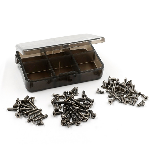 Yeah Racing TSAS-0050 Titanium Screw Assorted Set w/Box for MST RMX 4 S PRO