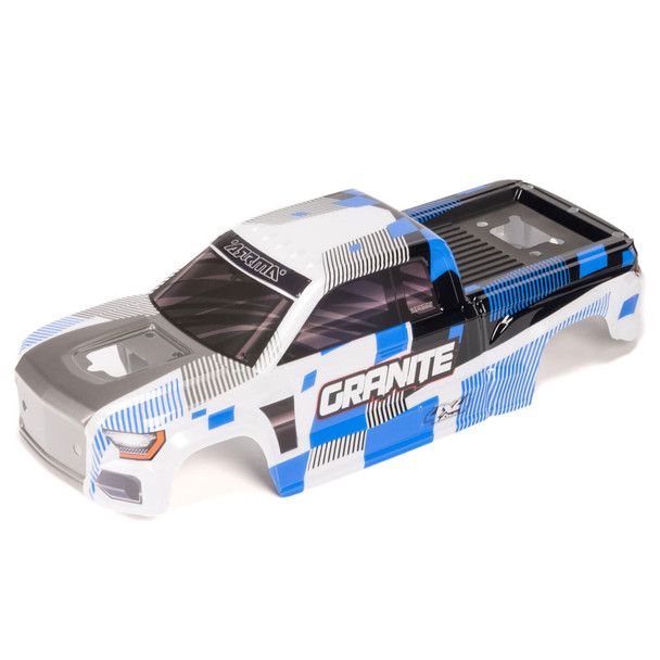 ARRMA ARA-2246 Clipless Painted Decaled Trimmed Body Blue for Granite 4X4