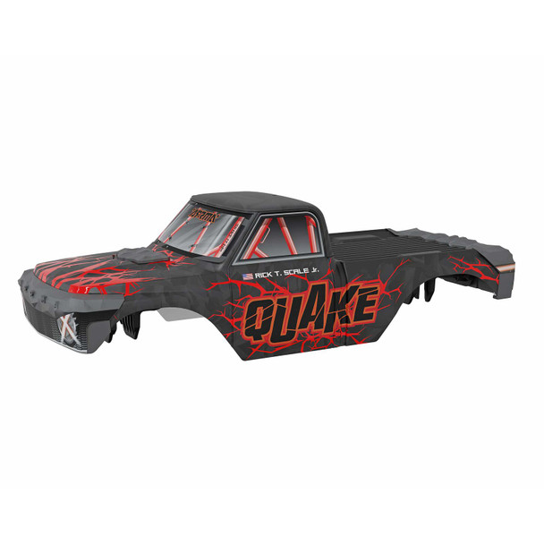ARRMA ARA-2588 Painted Decaled Trimmed Body Red for 1/16 Quake Grom