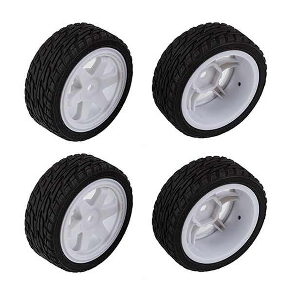 Associated 21591 Wheels & Tires Rubber for Reflex 14R Hoonitruck