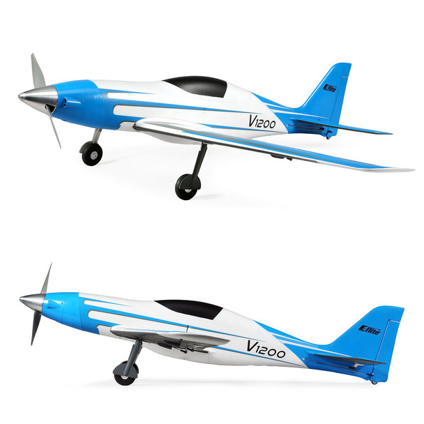E-flite EFL12350 V1200 1.2m BNF Basic Airplane w/ Smart, AS3X & SAFE Select