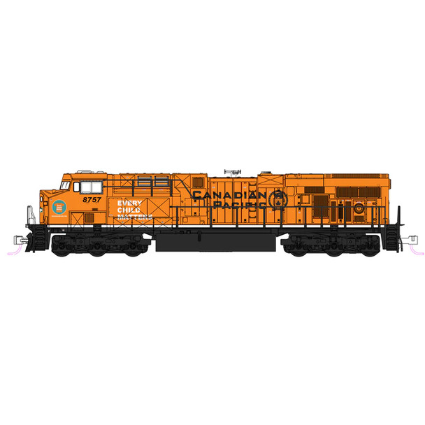 Kato 176-8960 ES44AC Canadian Pacific Diesel Locomotive #8757 N Scale