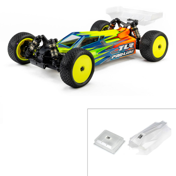 Pro-Line PRO370125 1/10 Sector Light Weight Clear Body for TLR 22X-4 2.0