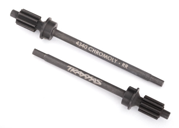 Traxxas 8061 Heavy Duty Rear Axle Shaft Left & Right / Portal Drive Input Gear : TRX-4