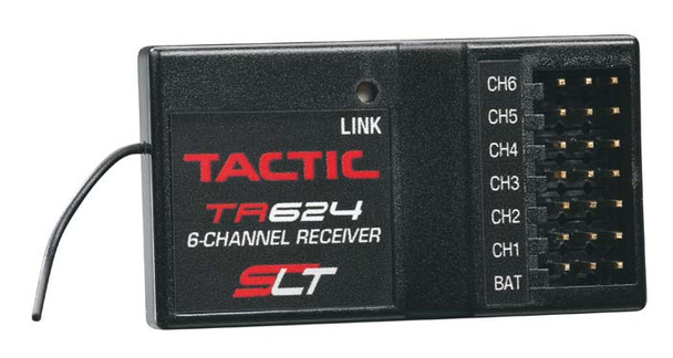 Tactic TR624 6-Channel 2.4GHz AIR HELI Receiver TACL0624