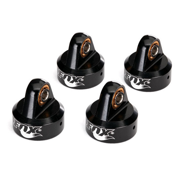 Traxxas 8456 Aluminum Shock Caps Fox Shocks (2) Black : Unlimited Desert Racer