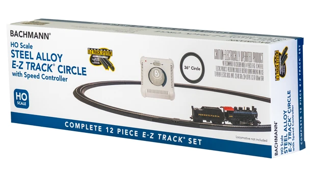 Bachmann 44214 Steel Alloy E-Z Track® Circle w/ Speed Controller HO Scale