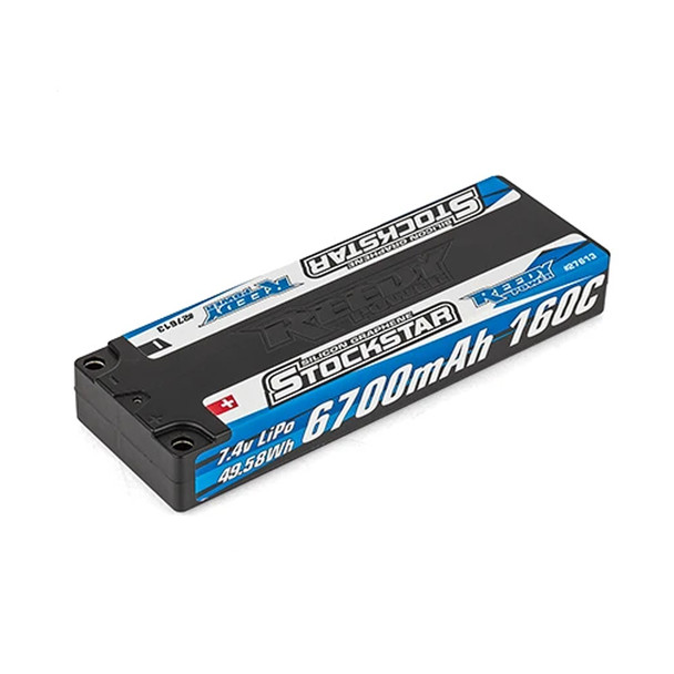 Associated 27613 Reedy Power STOCKSTAR 6700mAh 7.4V 160C LCG Stick Lipo Battery