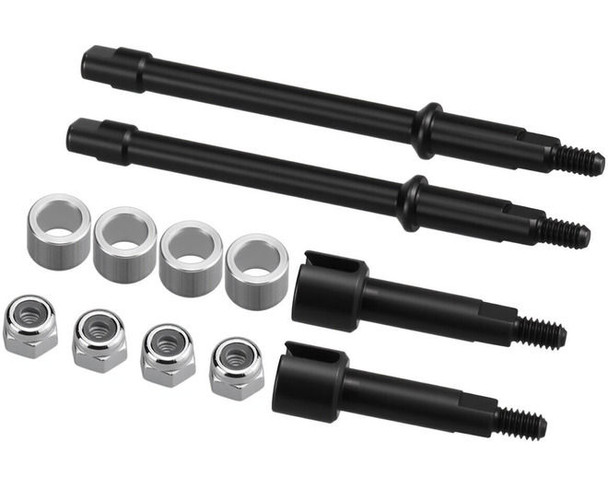 Hot Racing SXTY39AW04  +4mm Steel Drive Stub for Axial 1/30 SCX30