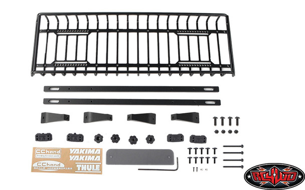RC4WD VVV-C1509 Vision Roof Rack and Bars for RC4WD Cruiser Body