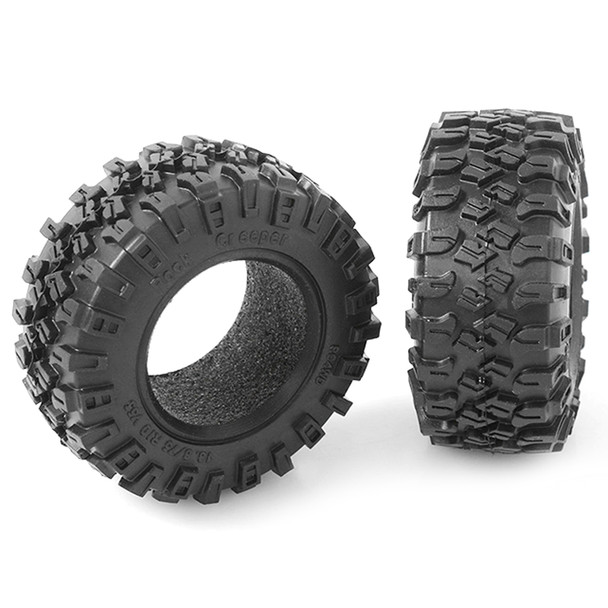 RC4WD Z-T0145 Rock Creeper 1.0" Crawler Tires (2) w/ Foam Inserts