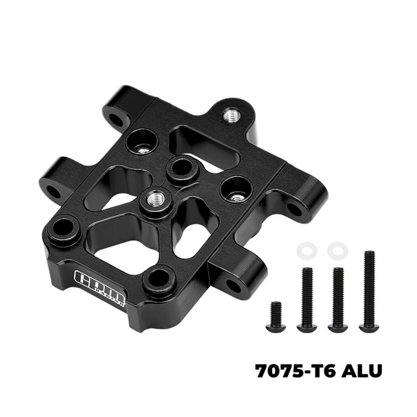 GPM 7075-T6 Aluminum Front Suspension Pin Mount Black for Tamiya 1/10 DT-04