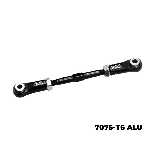 GPM Aluminum Servo Steering Link Black for Vanquish 1/10 H10 Optic Yokohama
