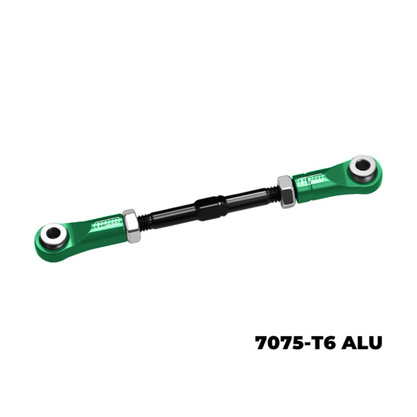 GPM Aluminum Servo Steering Link Green for Vanquish 1/10 H10 Optic Yokohama