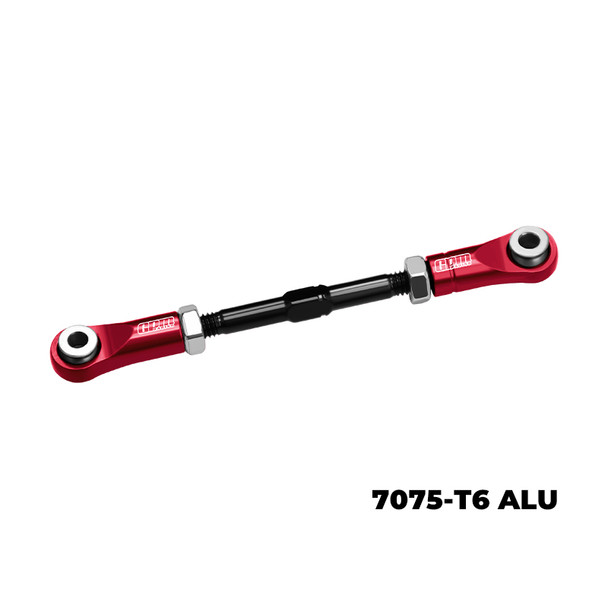 GPM Aluminum Servo Steering Link Red for Vanquish 1/10 H10 Optic Yokohama