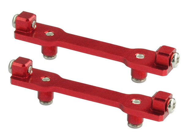 Microheli Aluminum Landing Gear Support (RED) (for MH Frame series) Blade 130X / 130 X