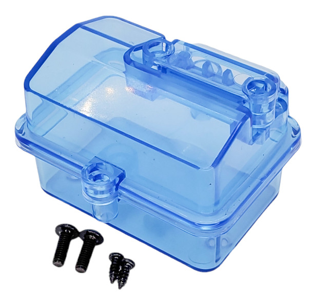 NHX RC 1/10 Plastic Waterproof Receiver Box -Blue